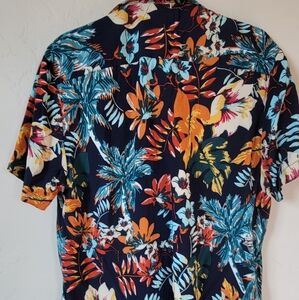 Denim & Flower Vibrant Floral Button Down Shirt